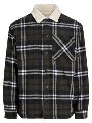 Jack & Jones Zac Teddy Marškinių tipo striukė Žalia