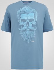 D555 Miller Bearded Skull T-shirt