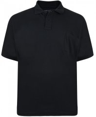 Kam Jeans Polo Marškinėliai Juodi