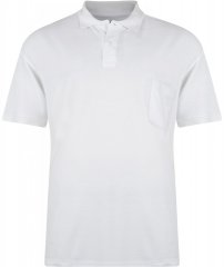 Kam Jeans Polo Marškinėliai Balti