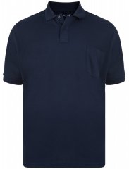 Kam Jeans Polo Marškinėliai Tamsiai Mėlyni
