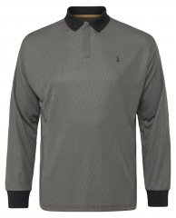 North Latitude Cool Effect Polo Ilgomis Rankovėmis Juoda