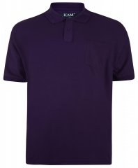 Kam Jeans Polo Marškinėliai Violetiniai