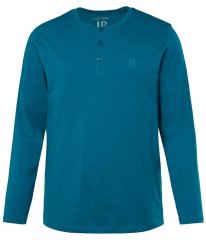 JP1880 Henley T-shirt Long Sleeve Blue