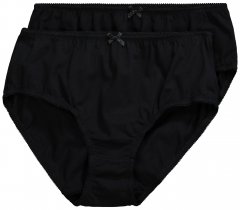 Ulla Popken 712882 Kelnaitės 2 vnt. Juoda