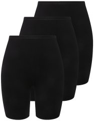 Ulla Popken 716595 Bokseriai 3 vnt. Juoda