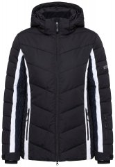 Ulla Popken 725348 Dygsniuota slidinėjimo striukė Juoda