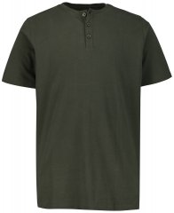 JP1880 726695 Henley marškinėliai Tamsiai alyvuogių