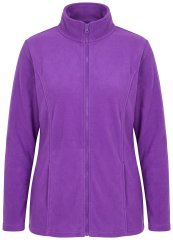 Ulla Popken 796970 Lengva flisinė striukė Tamsiai violetinė