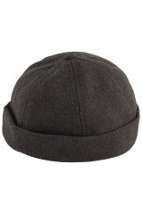 JP1880 798314 Docker kepurė Tamsiai pilka