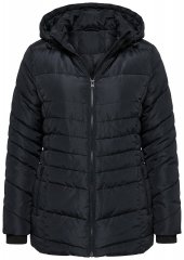 Ulla Popken 820889 Dygsniuotas paltas Juoda