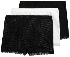 Ulla Popken 827286 Bokseriai 3 vnt. Juoda