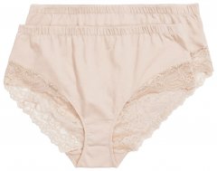 Ulla Popken 830094 Kelnaitės su nėriniais 2 vnt. Smėlio