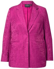 Ulla Popken 830767 Glamžyto efekto švarkelis Purpurinė