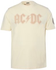 JP1880 836411 AC/DC Classic Logo Marškinėliai Smėlio pilka