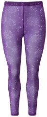 Ulla Popken 837935 Raštuotos pėdkelnių tamprės Violetinė