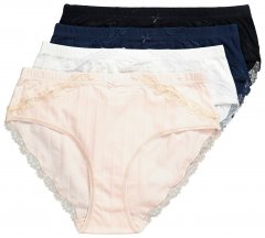 Ulla Popken 839167 Kelnaitės su nėriniais 4 vnt. Įvairiaspalvė