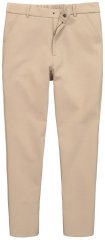 Men+ 207 Bilbao Flexlastic Džersio chino kelnės Smėlio