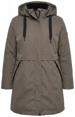 Ulla Popken 845111 Parka Tamsiai žalia