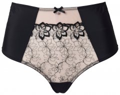 Ulla Popken 845347 Stringai su gėlių raštu Senoji rožinė