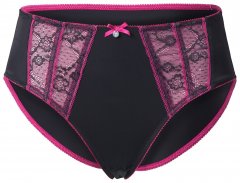 Ulla Popken 845885 Kelnaitės su gėlių raštu su nėriniais Rožinė