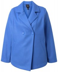 Ulla Popken 846021 Flisinis paltas Mėlyna
