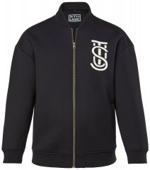 STHUGE 847083 Varsity striukė iš scuba audinio Juoda