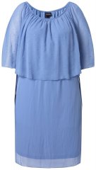 Ulla Popken 848169 A formos šifoninė suknelė Šviesiai mėlyna