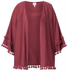 Ulla Popken 849860 Kimono Rūdžių raudona