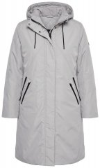 Ulla Popken 850774 Funkcinis paltas Pilka