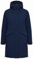 Ulla Popken 850806 Funkcinis paltas Tamsiai mėlyna