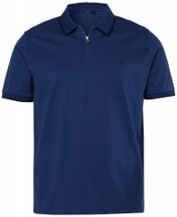 JP1880 851048 Polo marškinėliai su užtrauktuku Nakties mėlyna TALL
