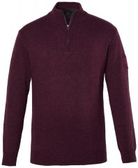JP1880 851428 Megztinis su užtrauktuku prie kaklo Slyvų TALL