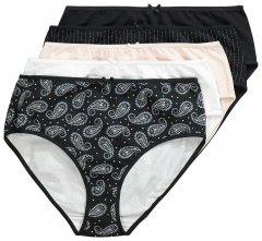 Ulla Popken 851752 Kelnaitės su juostelėmis 5 vnt. Juoda