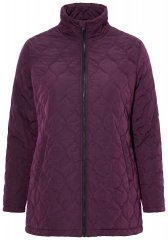 Ulla Popken 851831 Dygsniuota striukė Ruda