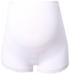 Ulla Popken 853631 Nėščiųjų kelnaitės su nėriniais Balta