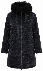 Ulla Popken 853831 Funkcinis paltas Juoda