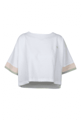 Nora Mikken AGNES Crop Top White