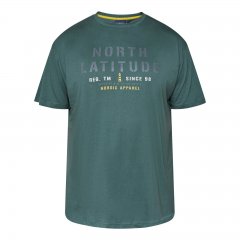 North Latitude T-Shirt Žalia/Chaki