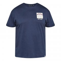 North Latitude T-Shirt With Print Tamsiai mėlyna