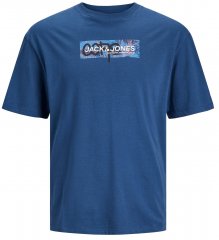 Jack & Jones JCOAOP PRINT T-Shirt Ensign Blue