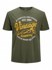 Jack & Jones JPRBLUBOOSTER TEE Khaki