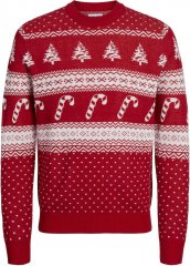 Jack & Jones GABRIEL XMAS Knitted Sweater Red