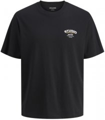 Jack & Jones Yuki Crew Neck T-Shirt Black
