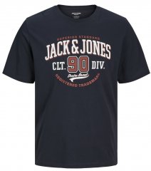 Jack & Jones LOGO O-Neck T-Shirt Dark Navy