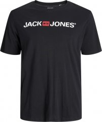 Jack & Jones Corp Logo Crew Neck T-Shirt Black