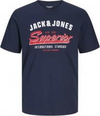 Jack & Jones LOGO O-Neck T-Shirt Dark Blue