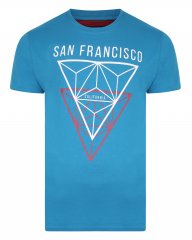 Kam Jeans 5334 San Fransisco Tee Blue
