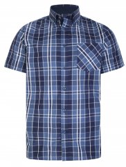 Kam Jeans 6221 Casual Short Sleeve Shirt Indigo