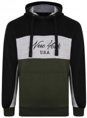 Kam Jeans 7033 NY Over The Head Hoodie Khaki